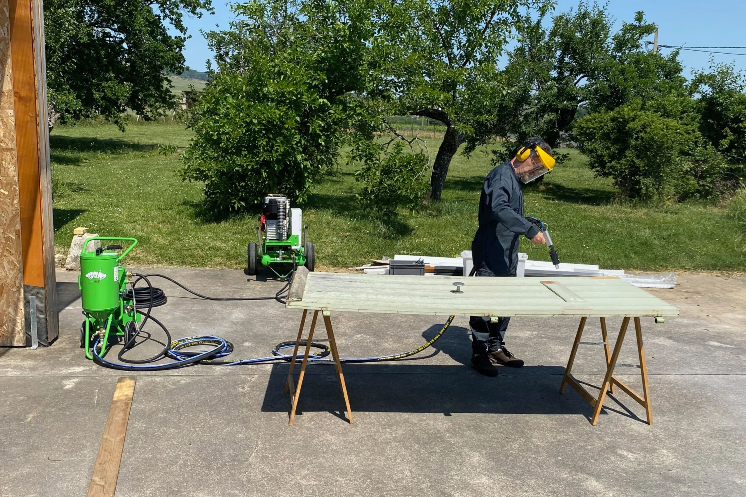 kit aerogommeuse compresseur